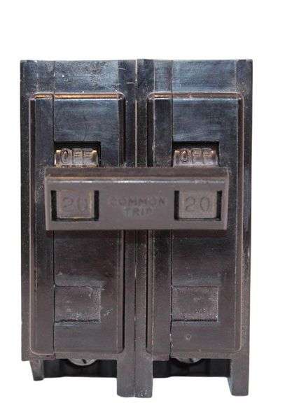 USED - Westinghouse BAB2020 Breaker 20A 2P 240V 10kA