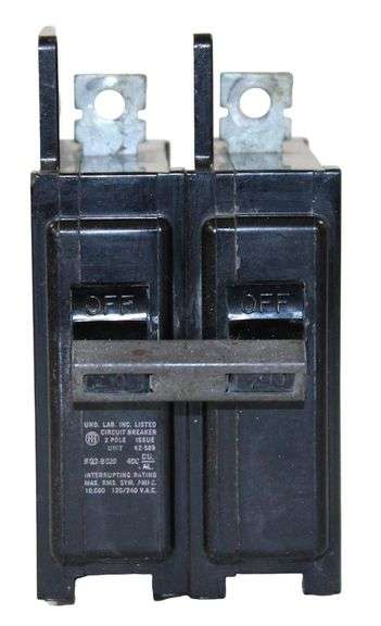 USED - ITE BQ2B020 Breaker 20A 240V 2P 10kA