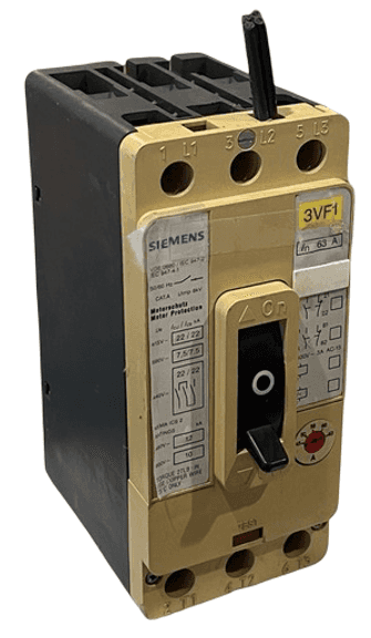 USED - Siemens 3VF1-231-1DK11-0AA0 Circuit Breaker 63A 690V 3P 12kA Thermal Magnetic