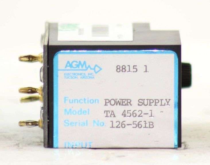 USED - AGM TA 4562-1 Power Supply