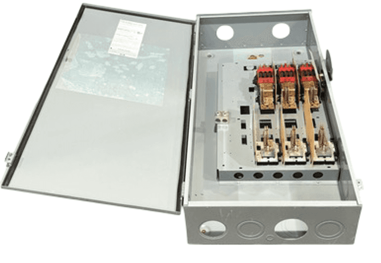 USED - Eaton DH366FRK Disconnect 600A 600V 200HP 3P 3W NEMA 3R Class H Fusible Heavy Duty