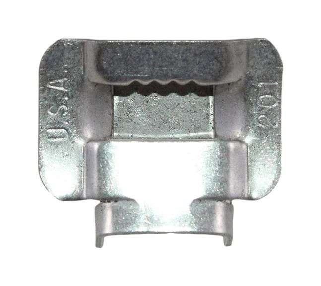 NEW - Pkg of 25 Site Pro 1 BU254-25 Banding Buckles 1/2""""