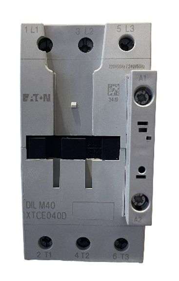 NEW - Eaton DILM40 XTCE040D00B IEC Contactor w/ Auxiliary Switch 40A 220V 50 Hz 240V 60Hz 3P