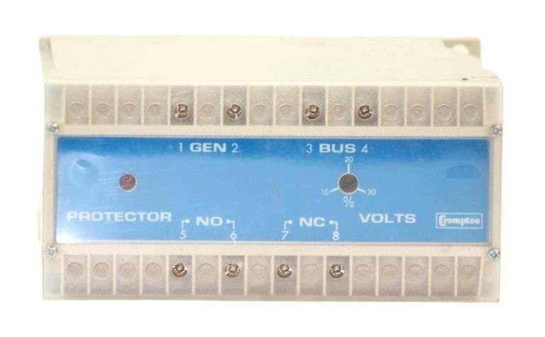 USED - Crompton 256-PLLU Protector Relay Input: 480V 60Hz