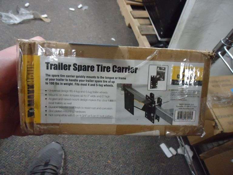 NEW! MAXHAUL TRAILER SPARE TIRE CARRIER