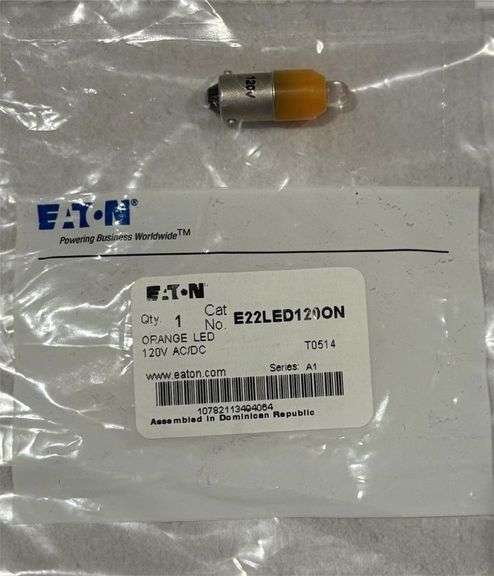 NEW - Lot of 50 Eaton E22LED120ON Pilot Devices - Ashville