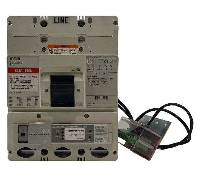 NEW - Eaton CLDC3600T106W Breaker 600A Max 600V 3P 100kA@480V OPTIM 1050 W/Terminal