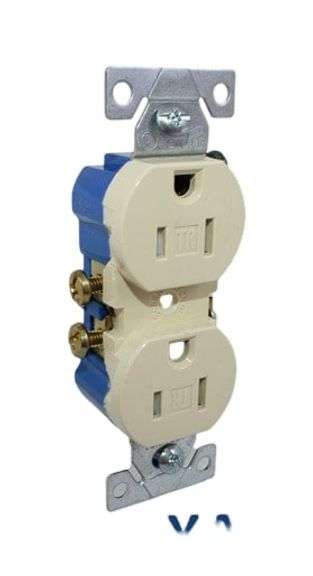 NEW - Lot of 10 Cooper Eaton TR270V Grounding Duplex Receptacle #14-10 AWG 15A Commercial Box of 10