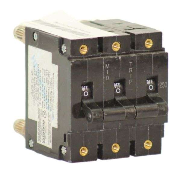 USED - Heinemann AM1PB99LAA02ALDAU50W Breaker 250A