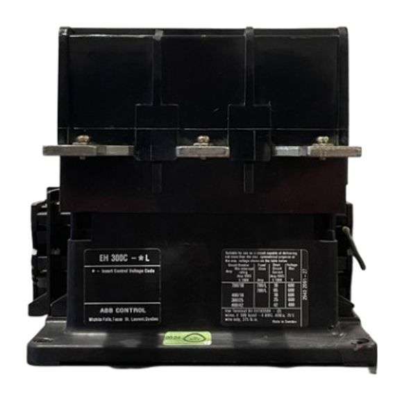 USED - ABB EH 300 Contactor 350A 600V 3P 3PH Coil: 24V W/ Auxiliary