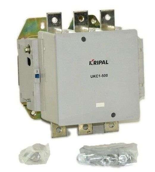 NEW - Kripal UKC1-500-3-120 Contactor 500A 600V 3P Coil: 120V