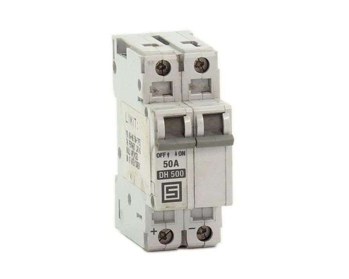 USED - Schurter AS168X-CB2 DH500 Breaker 50A 2P Din Rail