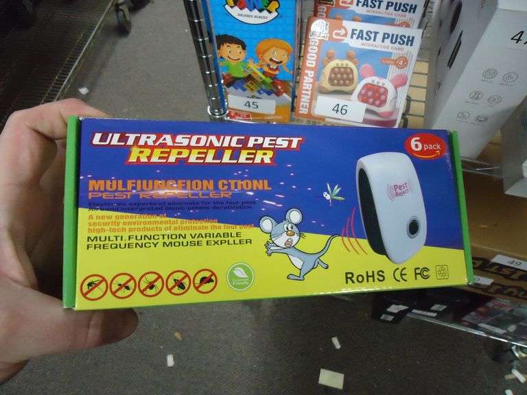 NEW! ULTRASONIC PEST REPELLER 6-PACK