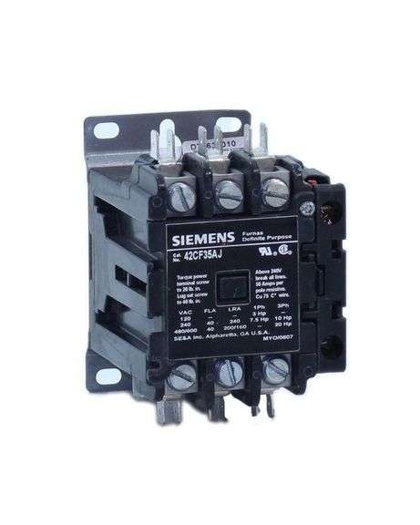 USED - Siemens 42CF35AJ Definite Purpose Contactor 40A