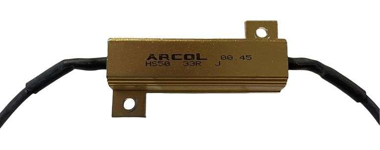 USED - Arcol HS50 Resistor 15k0hms 50W Wirewound AL Pulse Withstanding