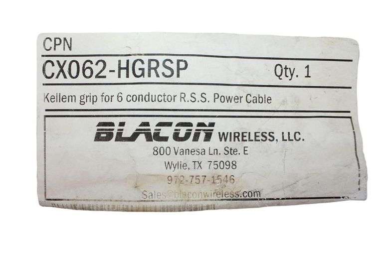 NEW - CPN CX062-HGRSP Kellem Grip for 6 Conductor