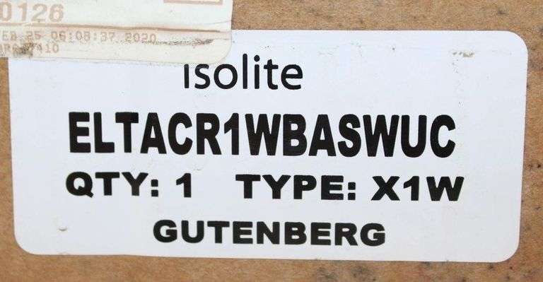 NEW - Isolight ELT AC R 1WBASWUC Battery for Exit Sign