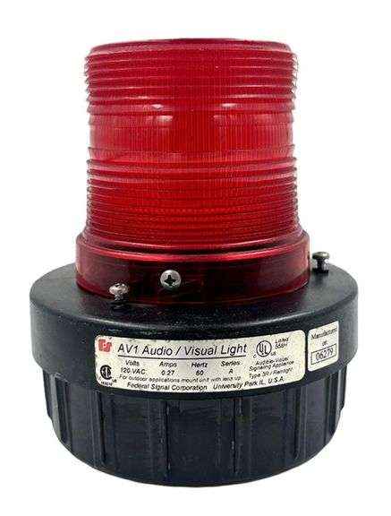 USED - Lot of 2 Federal Signal AV1-LED-024R Audio/Visual