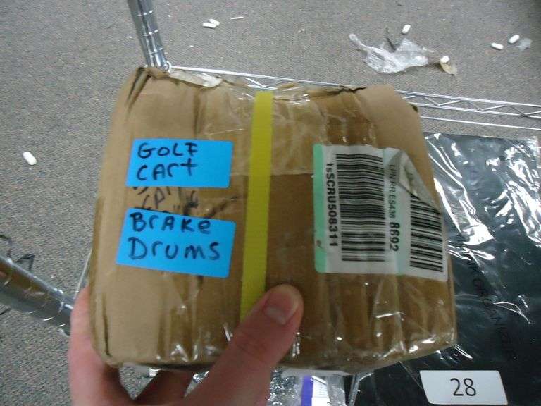 NEW! GOLF CART BRAKE DRUMS