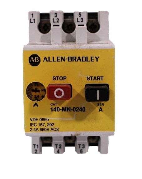 USED - Allen-Bradley 140-MN-0240 Motor Starter 2.4A