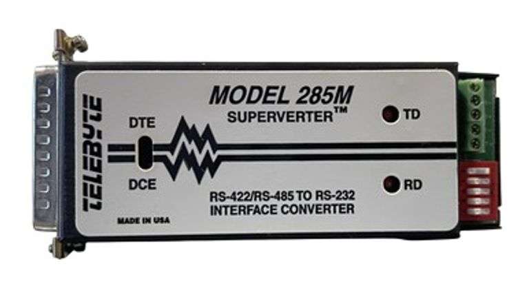 USED - Telebyte 285M Interface Converter RS-422/RS-485 to RS-232