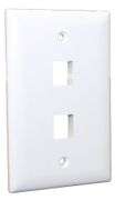 NEW - Legrand WP3402-WH 2 Port Wall Plate White