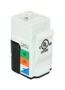 NEW - Ideal 89-780WH CAT3 Keystone Voice/Phone Jack