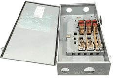 USED - Eaton DH366FRK Disconnect 600A 600V 200HP 3P 3W NEMA 3R Class H Fusible Heavy Duty