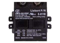 USED - Liebert E-011B Contactor 25FLA 35RES 24V