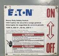 NEW - Eaton DH368FRK Heavy Duty Safety Switch 1200A 600V 3P NEMA 3R Class L W/O Neutral