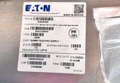 NEW - Eaton PRL1X MCB Panelboard 225A 208Y/120V 3P 4W 30S W/EZB2042R Enclosure and EZT2042S Trim