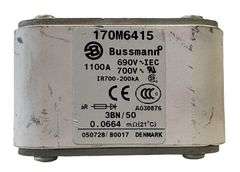 USED - Bussmann 170M6415 Fuse Link 1100A 690V 200kA Size 3 Class aR Single Indicator