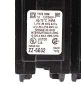 USED - Square D HOM215 Breaker 15A 120/240V 2P 1PH 10kA