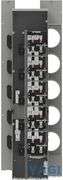 NEW - Siemens WMM51125R Meter Stack 1200A Main 125A Branch 240V 1PH 3W 5 Meter Pos Ringless Cover