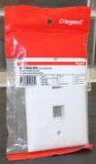 NEW - Legrand WP3402-WH 2 Port Wall Plate White