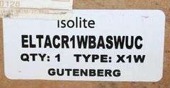NEW - Isolight ELT AC R 1WBASWUC Battery for Exit Sign