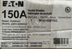 NEW - Eaton MBB150BTSG Residential Meter Breaker 150A 120/240V 22kA 4-Jaw 1PH NEMA 3R