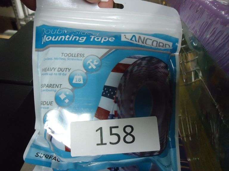 NEW! LANCORD DOUBLE SIDED MOUNTING TAPE. 1"X10'