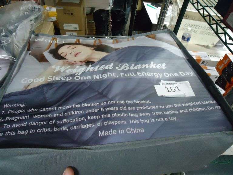 NEW! ZONLI WEIGHTED BLANKET. FULL SIZE