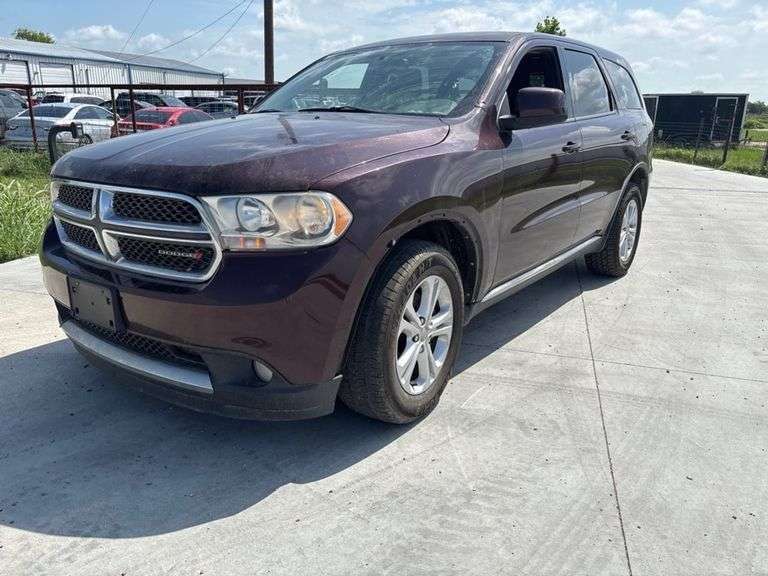 2012 DODGE DURANGO VIN# 1C4RDHAG7CC257620 HAS KEY HAS TITLE RUNS AN DRIVES SEE DESCRIPTION