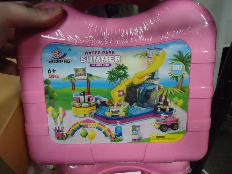 NEW! WATER PARK SUMMER LEGO-LIKE BLOCK SET