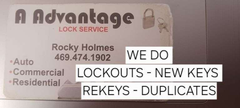 NEED A LOCKSMITH WE DO AUTO HOME AN COMMERCIAL WE CAN DO THEM ALL GIVE US A CALL 469 474 1902
