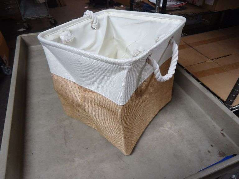 NEW! WOVEN STORAGE BIN
