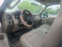 2008 FORD F450 DIESEL DUMPTRUCK VIN# 1FDXF46R28EA62519 HAS KEY HAS TITLE RUNS AN DRIVES SEE DESCRIP