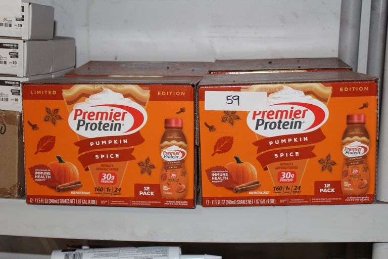 Premier Protein Pumpkin Spice 30G High Protein Shake 12Pk 11.5Fl Oz ...