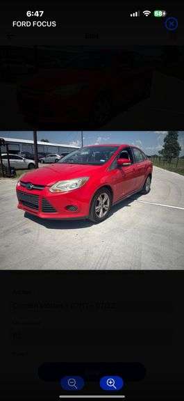 2014 FORD FOCUS VIN# 1FADP3F2XEL132895 NO KEY HAS TITLE SEE DESCRIPTION