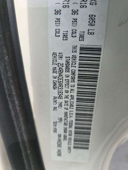 2010 DODGE CARAVAN VIN# 2D4RN4DE6AR318348 HAS KEY HAS TITLE RUNS AN DRIVES SEE DESCRIPTION