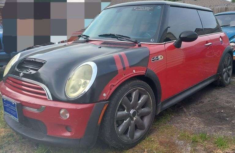 2003 Mini Cooper S VIN# WMWRE33443TD7233 HAS KEY HAS TITLE RUNS AN DRIIVES SEE DESCRIPTION