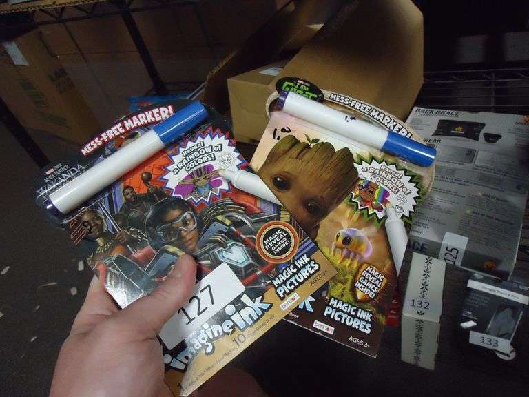 NEW! SET OF 2 MARVEL IMAGINE INK MAGIC INK PICTURES