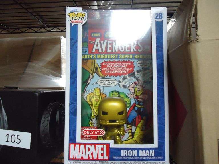 NEW! FUNKO POP COMIC COVERS IRON MAN